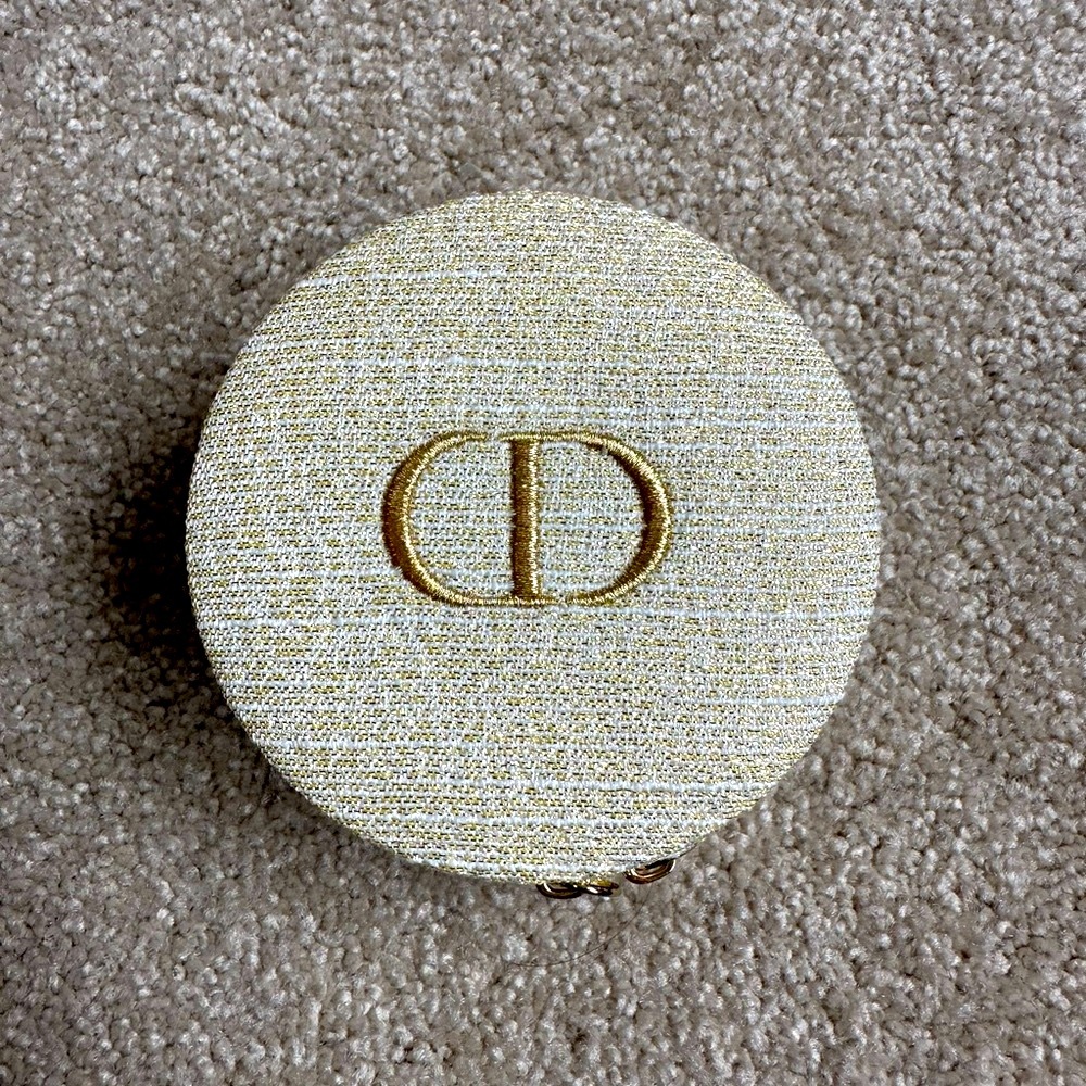 Dior beauty travel jewelry pouch brand new